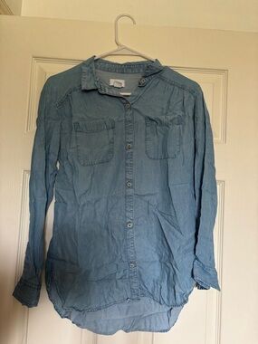 Old Navy Light Blue Denim Shirt